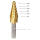 3PCS HSS Titanium Coated Step Drill Bit